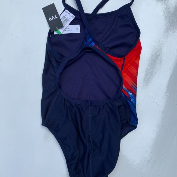 NEW TYR Women’s Durafast Elite Diamondfit Swimsuit USA Size 36 (L) NWT - Picture 2 of 11